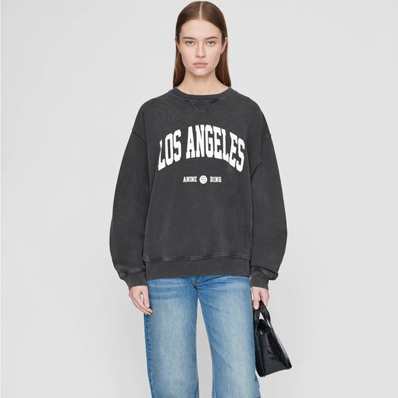 Anine Bing Sweaters - Anine Bing Ramona Los Angeles Sweatshirt